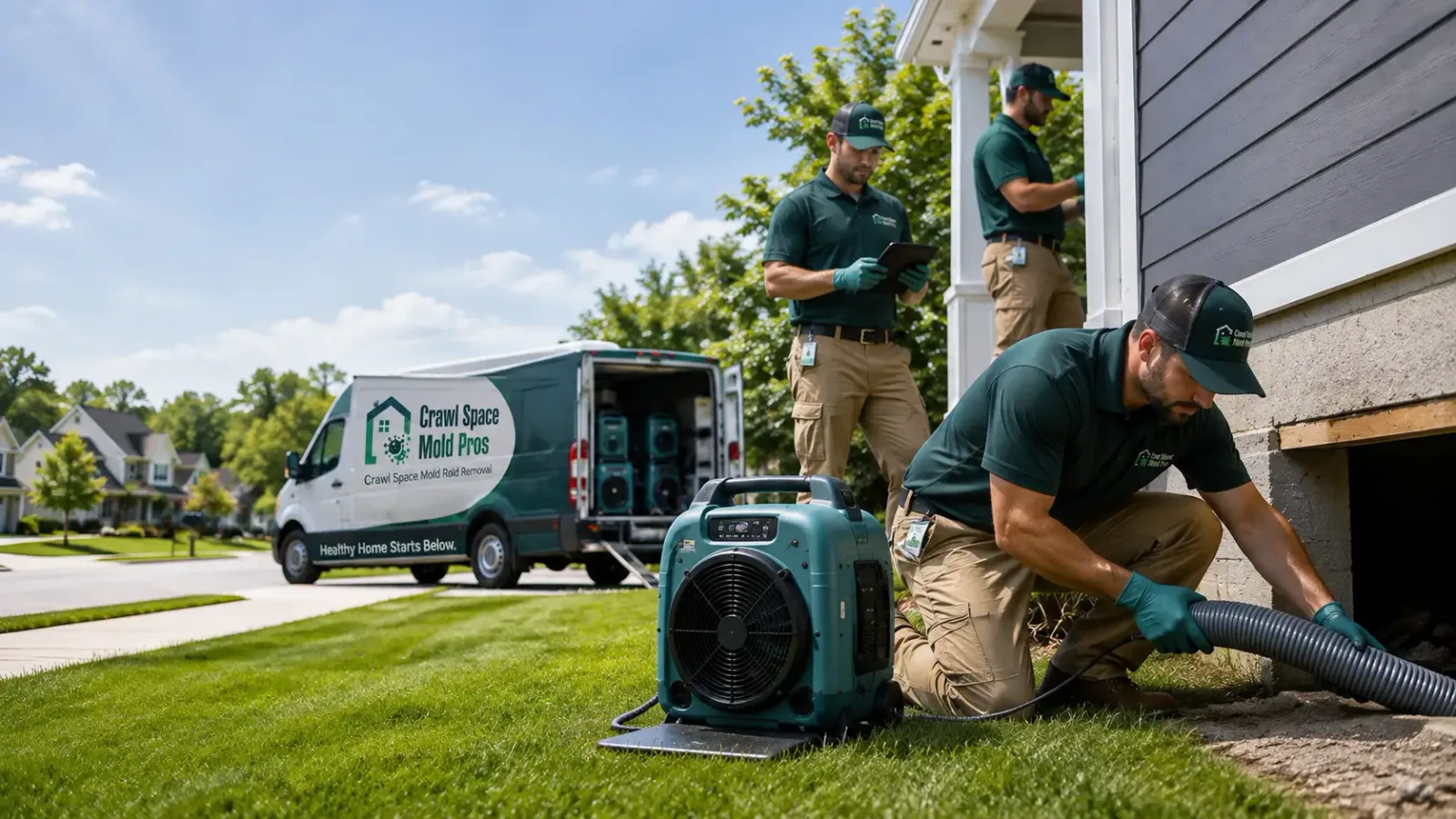 Crawl Space Mold Removal in Cedar Springs, MI